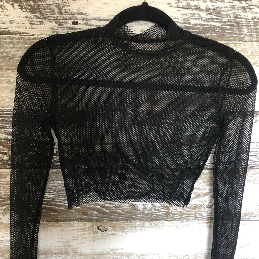 Mesh Crop Top
